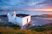 The old seaweed baths, Enniscrone, Co Sligo, Ireland. image