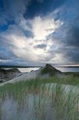 View over Enniscrone dunes, Co Sligo, Ireland. image
