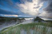 View over Enniscrone dunes, Co Sligo, Ireland. image