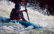 Kayaking on the Gauley River, West Virginia, USA. image