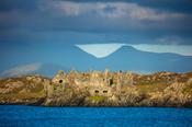 Cromwell's Barracks on the shore of Inishbofin island, Connemara, County Galway, Ireland. image