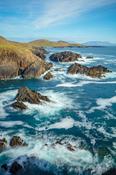 Rocky coastline along the Atlantic Drive, Achill Island, County Mayo, Ireland. image