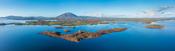 Cragh Islands and Errew Peninsula, Lough Conn, County Mayo, Ireland.
