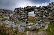 Slievemore Famine Village, Achill Island, County Mayo, Ireland.
