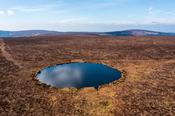 Clear Lake, Slieve Bloom Mountains, County Offaly, Ireland.