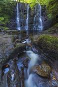 Ess-na-Crub waterfall, Glengarriff, Glens of Antrim, County Antrim, Northern Ireland.