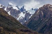 Peaks of the Cordillera Sarmiento, Patagonian Fjords, Chile.