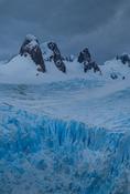 Glacier Zamudio, Cordillera Sarmiento, Patagonian Fjords, Chile.