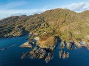 Remote farmhouse, Beara Peninsula, County Cork, Ireland.