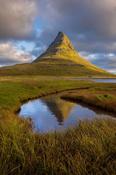 Fall colours, Kirkjufell, Snaefellsnes, Iceland.