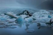 Icebergs Fjallsarlon, Iceland.