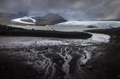 Clearing storm, Fjallsarlon, Iceland.