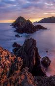 Sunset dunmore Head, Dingle Peninsula County Kerry, Ireland.