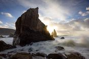 Winter surf, Achill Island, County Mayo, Ireland.