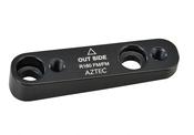Aztec Adapter for flatmount calliper to flatmount frame, rotor