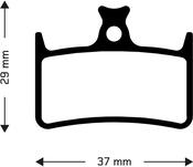 Aztec Organic Disc Brake Pads for Hope E4 image