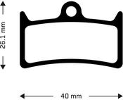 Aztec Organic Disc Brake Pads for Hope V4 image
