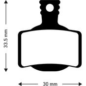 Aztec Organic Disc Brake Pads for Magura MT2 / MT4 / MT6 / MT8 image