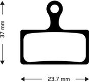 Aztec Organic Disc Brake Pads for Shimano XTR M985 / XT M785 image