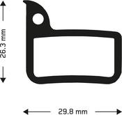 Aztec Organic Disc Brake Pads for Sram HRD Red 22 / Force 22 image