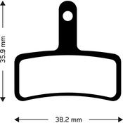 Aztec Organic Disc Brake Pads for Tektro Dorado image