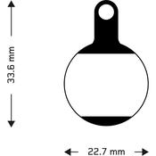 Aztec Organic Disc Brake Pads for Tektro IOX image