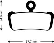 Aztec Sintered Disc Brake Pads for Avid XO Trail / Sram Guide