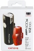 Cateye AMPP 400S IIViz100 II Bike Light Set  USBC