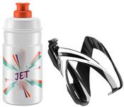 Elite Ceo Jet youth bottle kit includes cage and 66 mm, bottle orange
