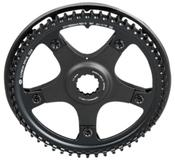 Gates Belt CDX 55T Chainring With Bosch Gen 5 Spider &amp; Bashguard