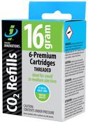 Genuine Innovations 16G THREADED CO2 CARTRIDGES 6 PACK
