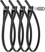 Hiplok ZLOK Armoured Reuseable Tie Pack Of 4  40CM