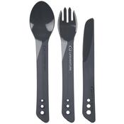 Lifeventure Ellipse Knife, Fork &amp; Spoon Set - Graphite image