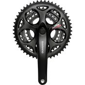 Shimano FC-A073 square taper triple chainset 7-/8-speed, 50 / 39 / 30T 165 mm w/o c/grd