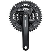 Shimano FC-M371 chainset without chainguard, square taper, 44 / 32 / 22T, 170 mm