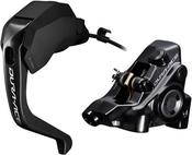Shimano ST-R9180 hydraulic disc, Di2 E-tube STI TT set, flat mount BR-R9270, left rear