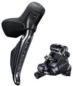 Shimano ST-R8170 bled hydraulic disc, Di2 E-tube STI set, flat mount calliper, LH rear