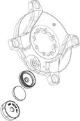 Sram Power Meter Battery Lid And Cover Including Washer ORing Spring Xx Xxsl Eagle D