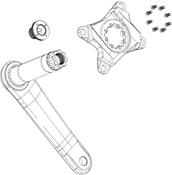 Sram Spare  Crank Arm Bolt Kit SelfExtracting M18M30 DUB Steel image
