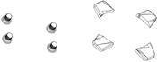 Sram Spare  Crank Chainring Bolt Kit XX1 4Arm Aluminium Zephyr