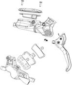 Sram Spare  Disc Brake Caliper Assembly  Assembled No Hose Force Etap Axs Iridescent D2  Flat Mount FrontRear Including Brake Pads 2023 image