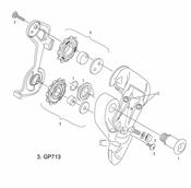 Sram Spare  Rear Derailleur Pulley Kit 2004 X9 90SL