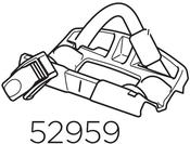 Thule 52959 Rear wheel holder for 598