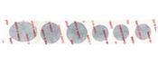 Weldtite CureCCure Feather Edge Patch Strips 50pcs assorted sizes