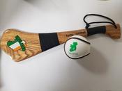 Gift Idea - Ireland sliotar ball and Small Failte Romhat Novelty Hurley