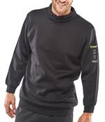 ARC FLASH FLAME RESISTANT SWEATSHIRT/ JUMPER NAVY image