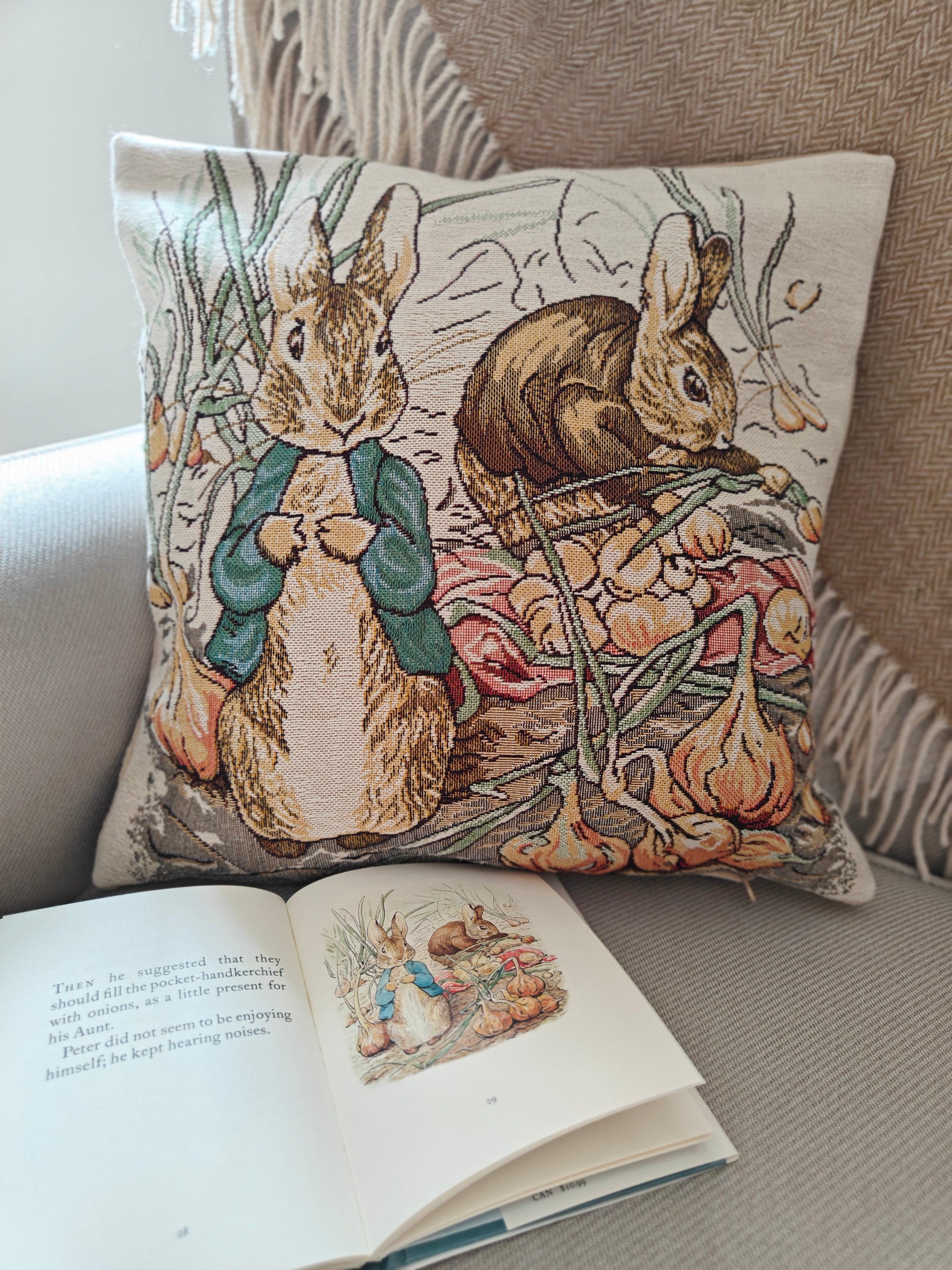 Peter rabbit cushion on sale cover
