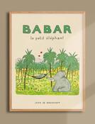 Babar le petit éléphant 30x40cm print