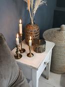 Brass Candlestick with cup H 23.5cm image