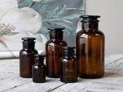 Old French Apothecary Jars, Set of 5 image